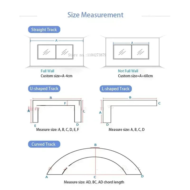 Aqara Smart Electric Curtain Track w zestawie C3 Motor Zigbee 3.0 Super Silent Private Custom Curtain Rail Set Control System