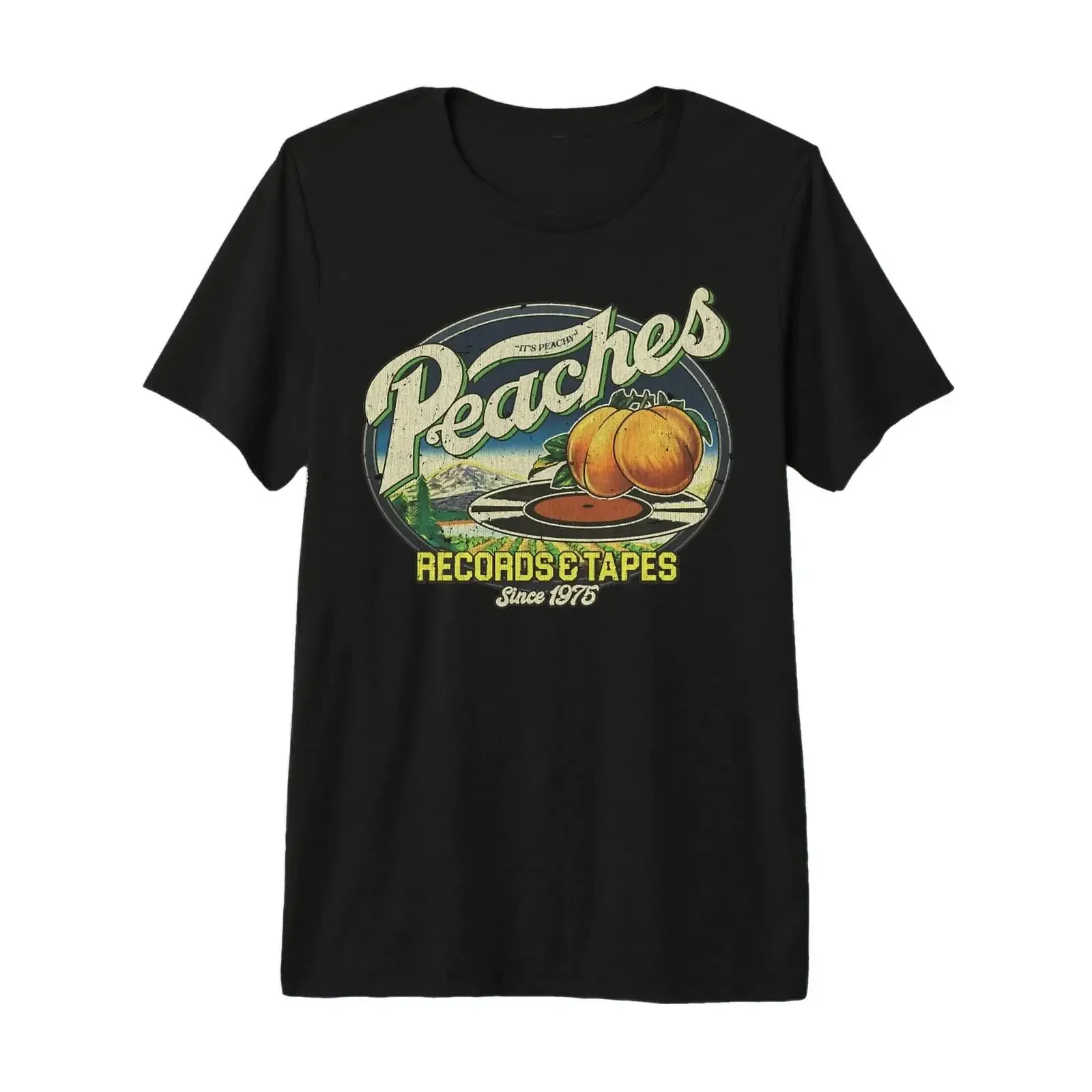 Vintage Peaches Records amp Tapes 1975 Premium Tri Blend T Shirt vintage Washed Stretched Stylish Breathable Versatile