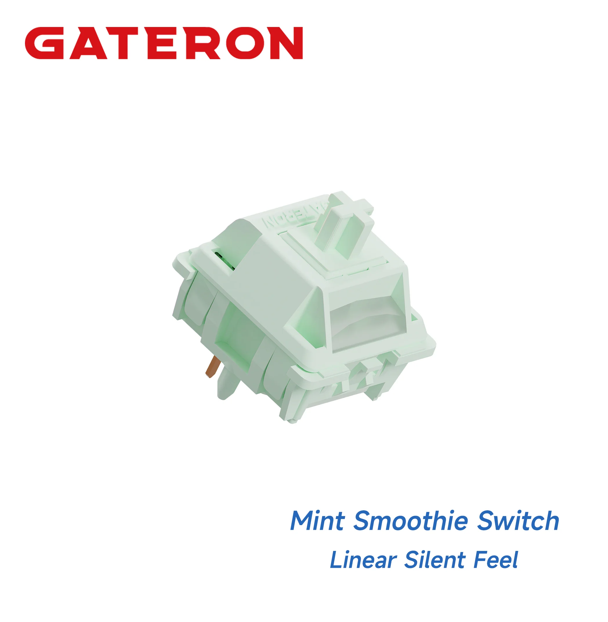 GATERON Smoothie Series Families Switch 5 Pin Linear Tactile Silent Full POM Housing Stem RGB DIY Hotswap for Mechanical Keyboar view 2