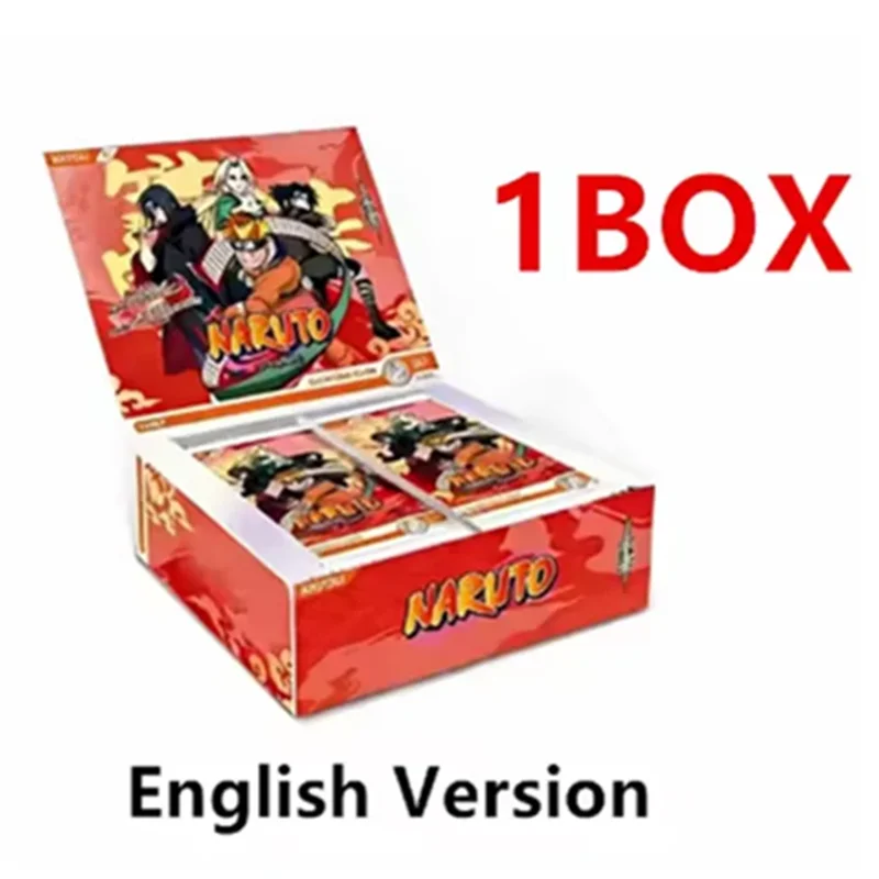KAYOU Genuine Naruto New T2W8 T4W6 English Version Anime Card Box