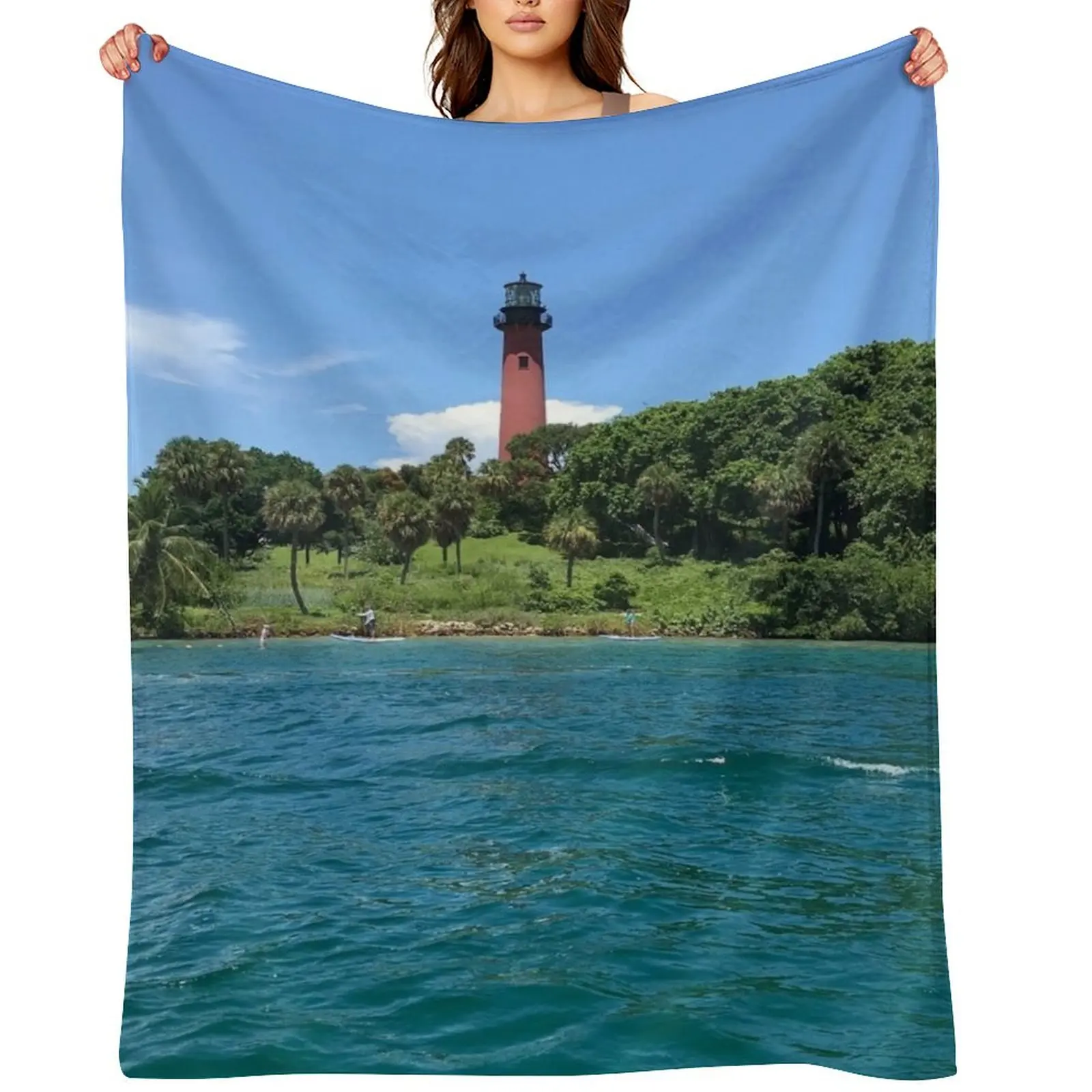 

JUPITER LIGHTHOUSE Throw Blanket for babies Thin sofa bed Bed covers Blankets