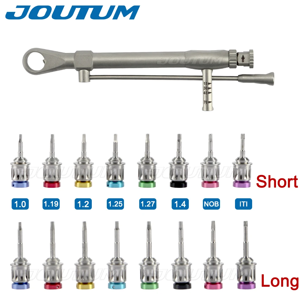 1Pc Dental Universal Implant Torque Screwdrivers Wrench Dental Implant Restoration Tool Kit 10-70NCM