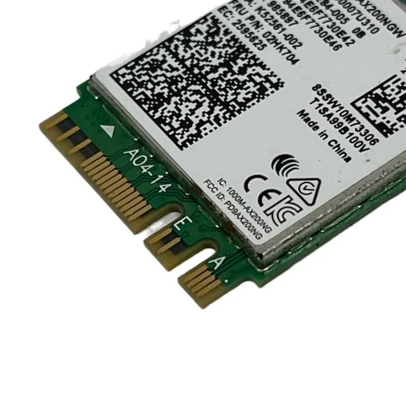 NN OEM Intel Dual Band AX200 Wireless M.2 WiFi BT 5.0 Card L35284-005 G86C0007U310 view 3
