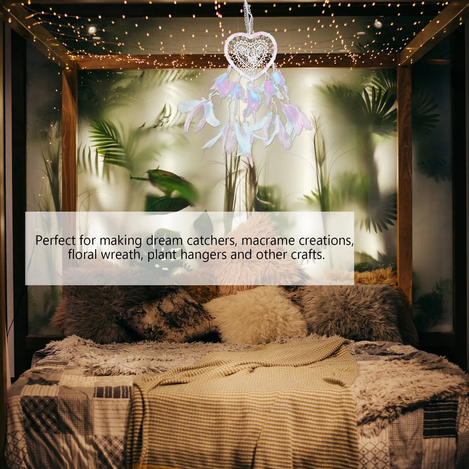 

12Pcs Metal Decorative Wreath Heart-Shaped Iron Rings DIY Portable Material Unique Gift Heart-Shaped Ring