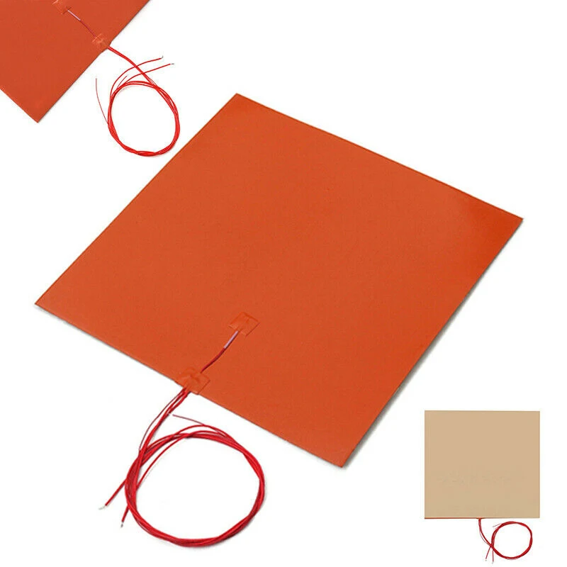 

400*400MM 110V/220V 1400W Silicone Heater Mat Pad For Printer Heated Bed Heating High Performance Heating Pad Tool Parts