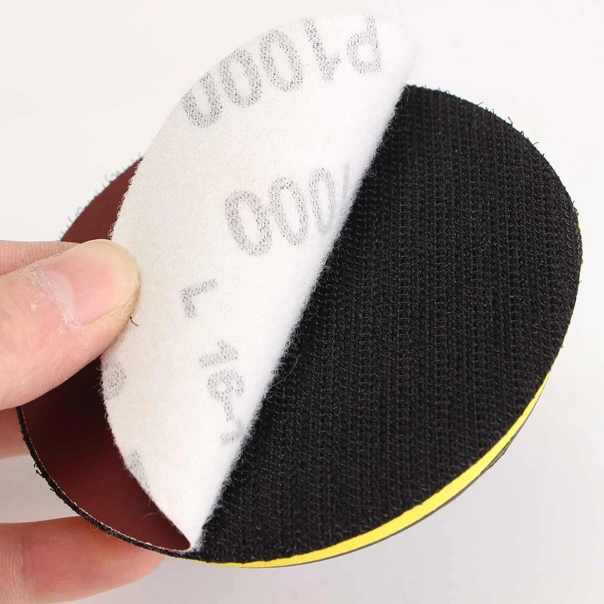 

For Cleaning Polishing Sandpaper Abrasives Tools 10Pcs 100mm Sanding Disc Sandpaper Set 1000 Grit with Backer Pad Drill Adapter