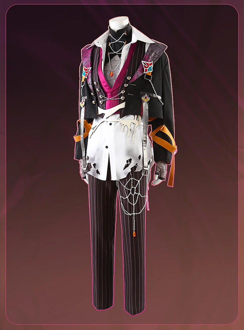 ES Oukawa Kohaku تأثيري حلي هالوين عيد الميلاد لعب الأدوار حفلة كوميدية زي فرقة نجوم جديد Mooyiyi كوس زي