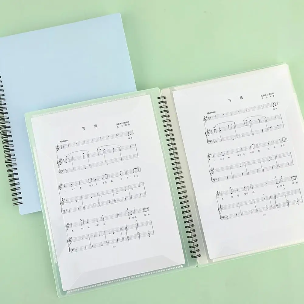 Music Folder A4 Sheet Organizer Document Storage Binder Book For Piano Violin Guitar Playing Professional Practice Tool