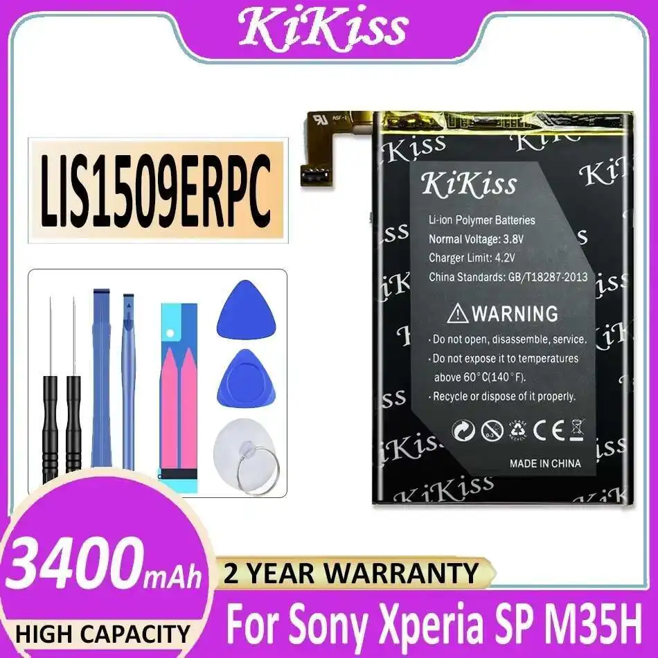 

Lightweight 3400Mah LIS1509ERPC For Sony Xperia SP M35h Hspa Lte C5302 C5303 C5306 C530x Mobile Phone Battery