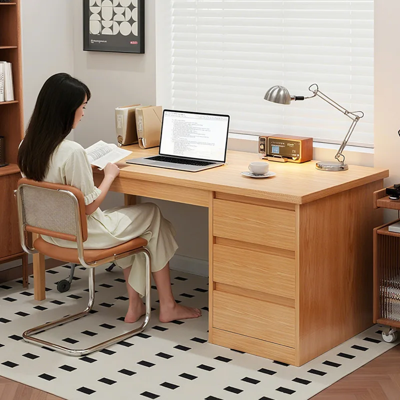 Desk Student Home Study Writing Desk With Drawer Workbench Bedroom Desktop Computer Desk
