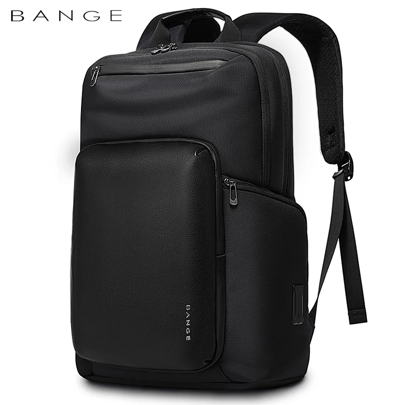 Bange-grande capacidade mochila anti-roubo para laptop, impermeável, mochila de viagem masculina para adolescente, 15.6 ", novo, 2023