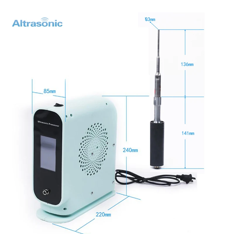 20K 200W Lab Sonochemistry Ultrasonic Homogenizer Sonicator Degasser Equipment Biodiesel Production Biological Sample Testing