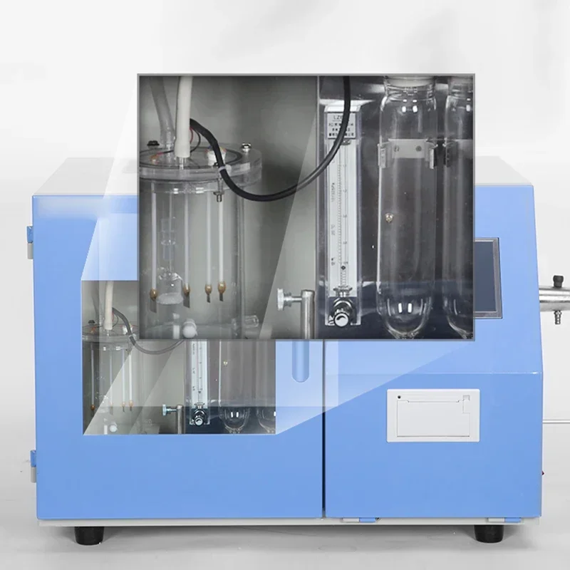 Tool Fast Intelligent Sulfur Analyzer Coulomb Automatic Sulfur Analyzer Sulfur Content Detection Of Coal