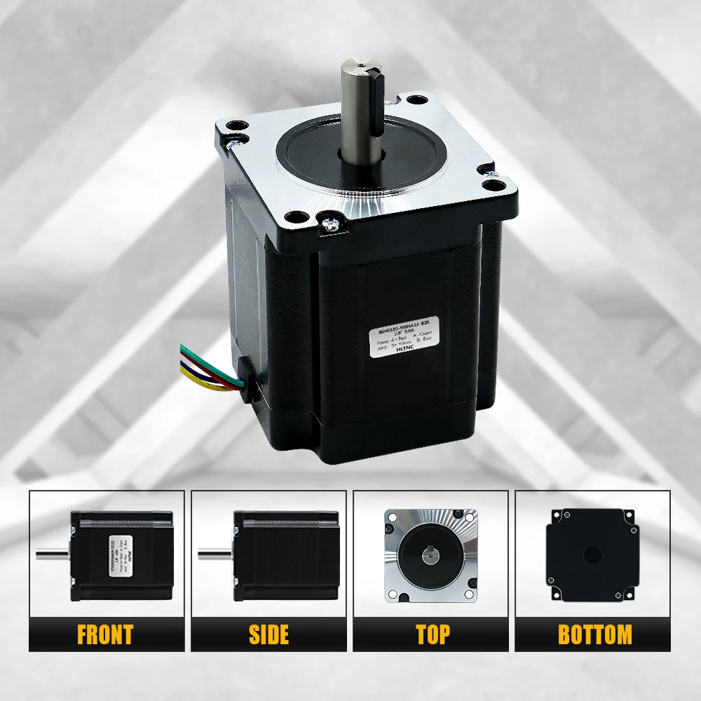 Hot Sale HLTNC 86HS100 Kit Cnc Nema34 4.5nm Open Loop Steper Motor With Drive