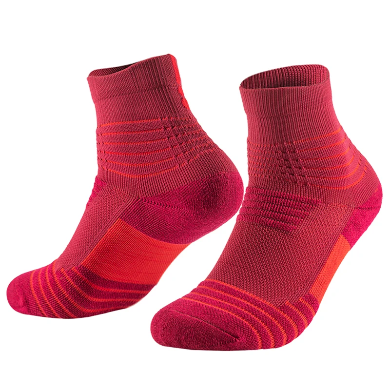 Men Cycling Sock Breathable Performance Compression Moisture Wicking Bike Running Football Basketball Outdoor Sport Quater Socks