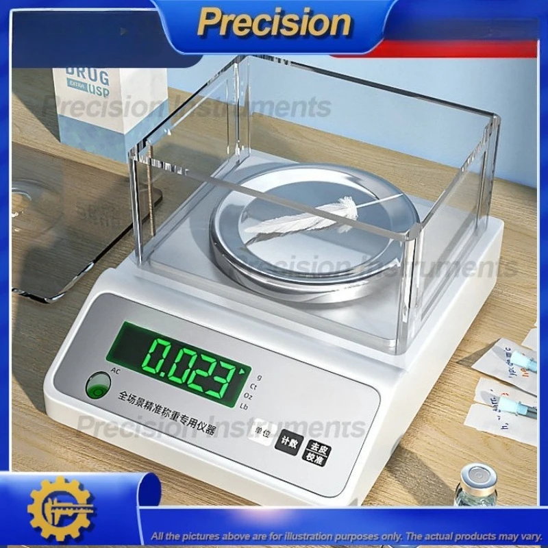 2026 Digital Precision Jewelry Scale 0.01g Accuracy Mini Lab Balance for Gold Measurement Home Use