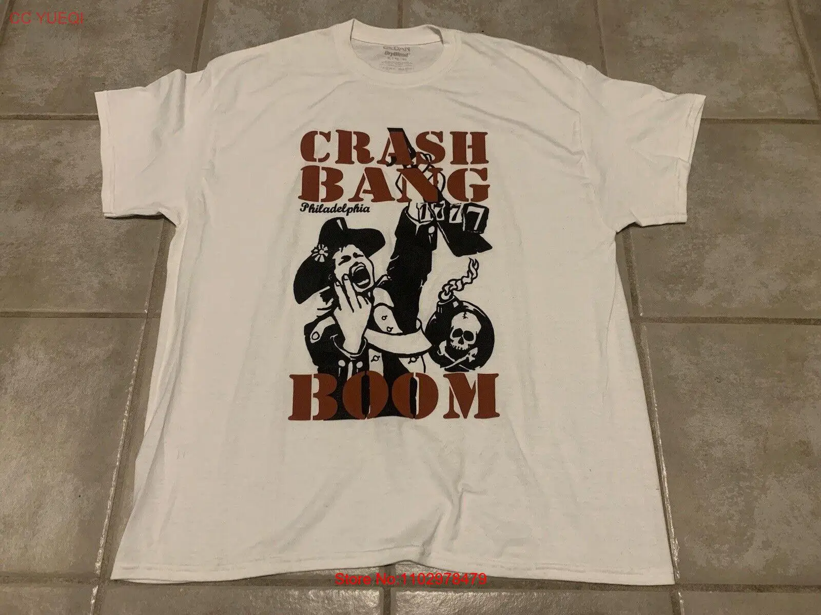 Рубашка аварийная Bang Boom панк Рок Philly Patriot XL 1777 hxc sxe редкая Philly