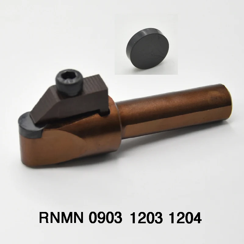 Vertical Rosca Inserir Suportes para Pcd Diamante Cbn Pcbn Inserções Cortadores de Placas Rnmn 0903 1203 Rodada Porta Ferramenta Crdnn