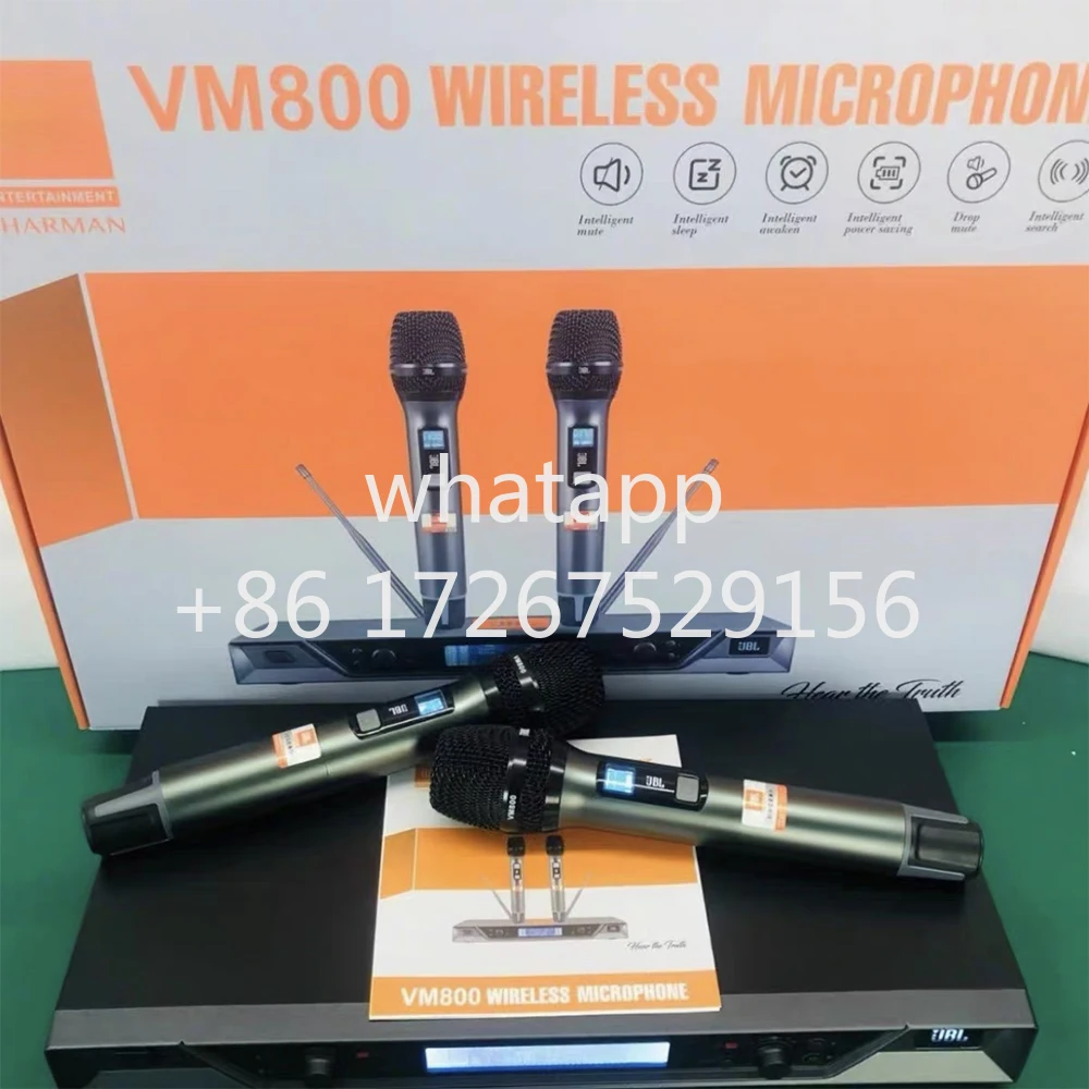 original imported wireless all metal one tow two HD receiver VM800 wireless two For JBL