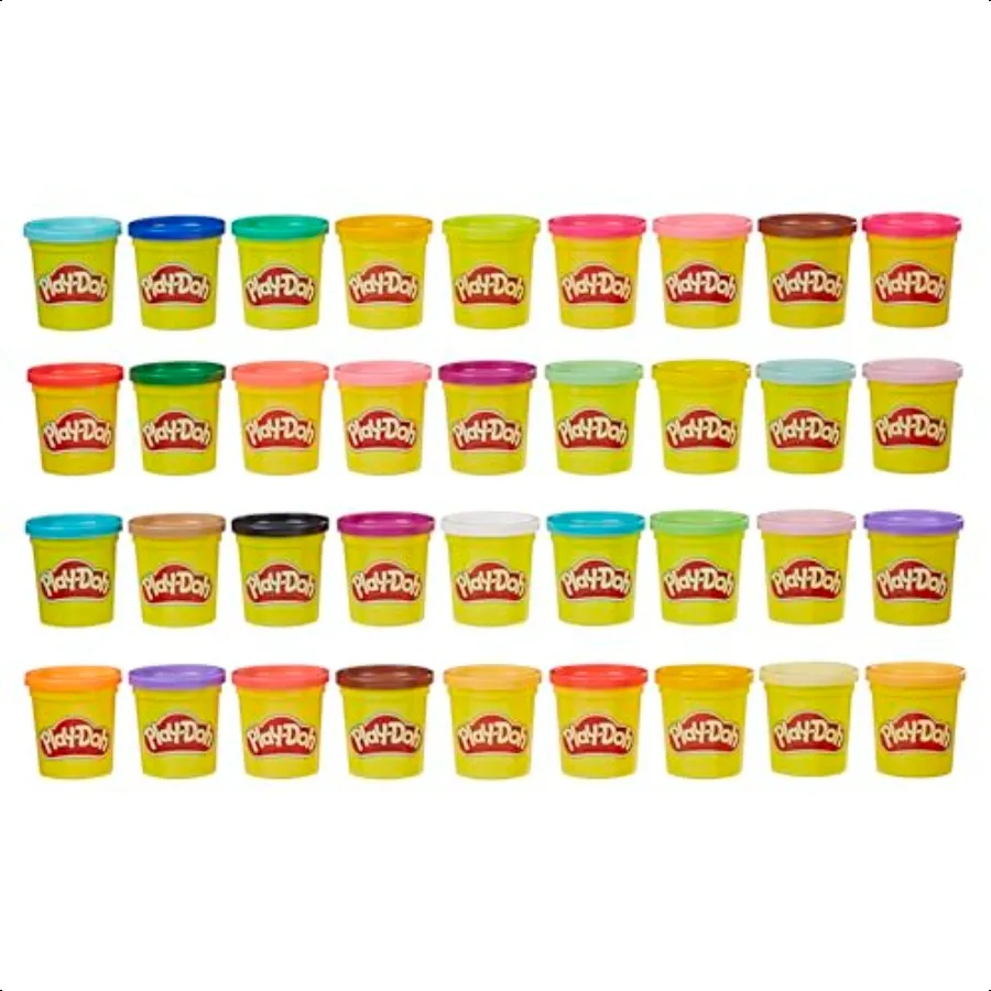 

PlayDoh Modeling Compound 36Pack Case of Colors NonToxic 3 Oz Cans of Assort. Colors Back to School Classroom plies Preschool T