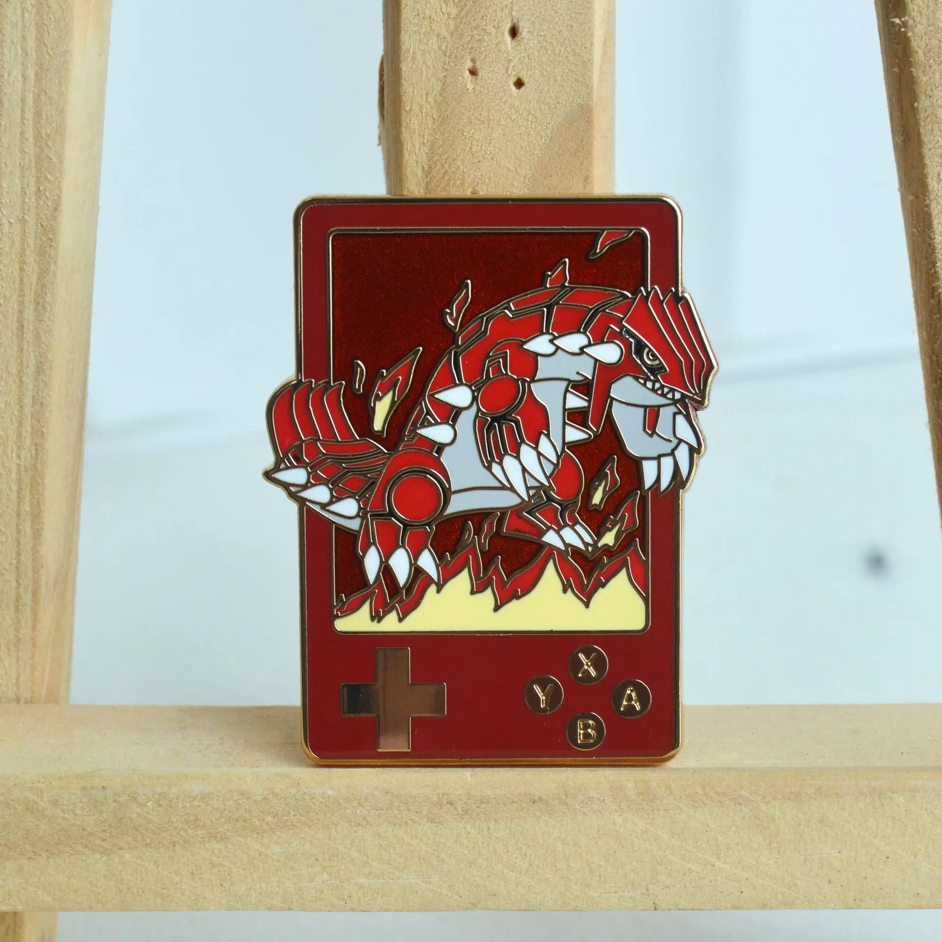 Japanese Anime Game Monsters Hard Enamel Pins Brooches for Clothes Men Lapel Pins for Backpack Badges Toys Jewelry Accessories