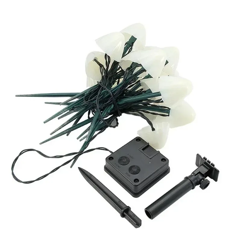 سلسلة أضواء الشمسية الجنية مسار الحديقة المشهد الفطر مصباح LED في الهواء الطلق عيد الميلاد حديقة فناء جارلاند شارع الديكور