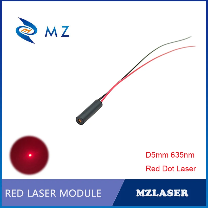 

Red Dot Laser Module Compact Mini D5mm 0.5mw 1mw 5mw 10mw CW Class I Class II Class IIIB Industrial Machine Red Laser