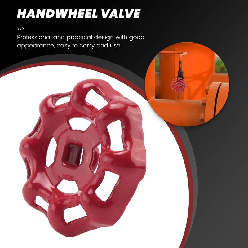 Replacement Gate Valve Handwheel Broach In External Metal Faucet Pipe Water Faucet Handle