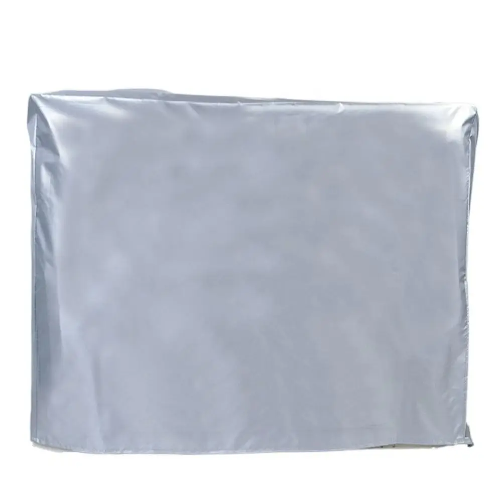 Waterproofs Silver Air Conditioner Cover Multisize Air Conditioner Protective Waterproof Dust Cover Outdoor view 5