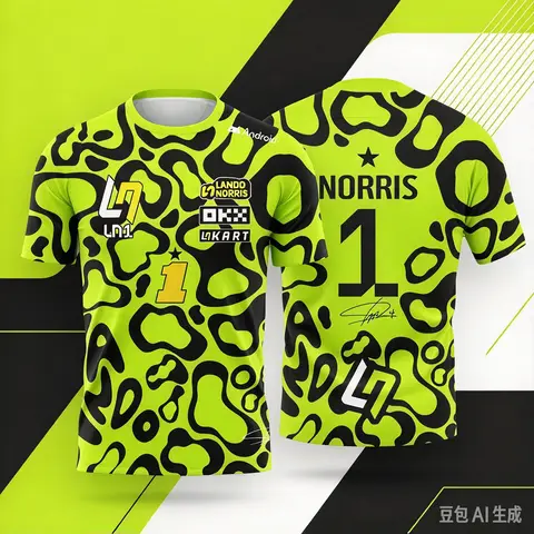 1 # Racing 3D Printed Jerseys, Racing Clothes, Sports T-shirts Training Quick Drying Street Wear, Parent-child Sports T-shirts