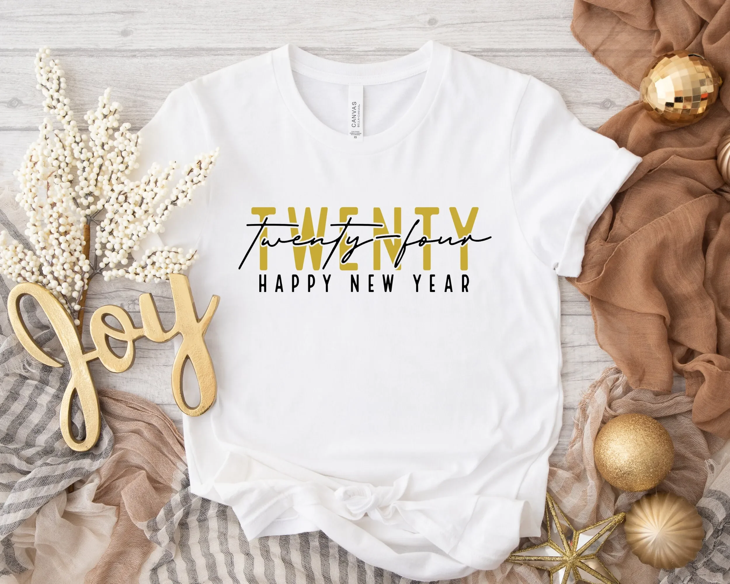 Twenty Four Happy New Year T Shirt 2024 Party Hapy Funny For