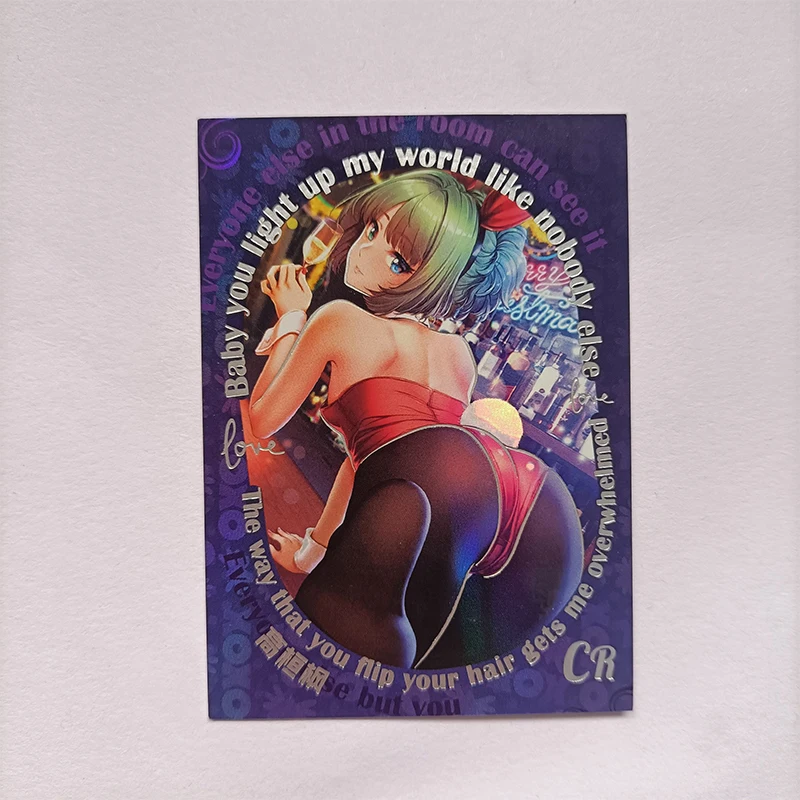 Cartes CR histoire de déesse Anime Keqing Barbara Takagaki Kaede Hayasaka Ai, cartes à collectionner, cadeau de noël et d'anniversaire, jouets pour enfants