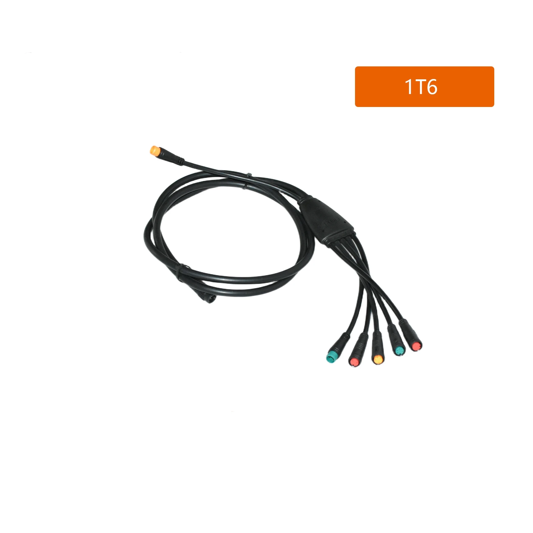 Electric Bike 1T6 Controller Adapter Extension Cable Waterproof Wire Harness For Bicycle Headlight Handlebar Control System