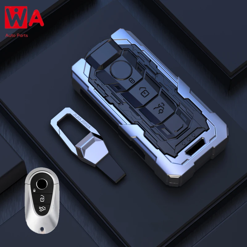 

Zinc Alloy Car Key Case Cover Keyless For Mercedes Benz C S Class W206 W223 S350 C260 C300 S400 S450 S500 Key Protector Shell Fo