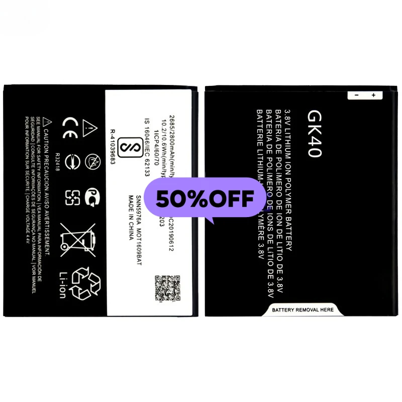 GK40 لموتورولا G4 اللعب XT1609 XT1604 XT1602 XT1607 XT1603 XT1601 G5 XT1672 XT1676 استبدال بطارية الهاتف المحمول Bateria