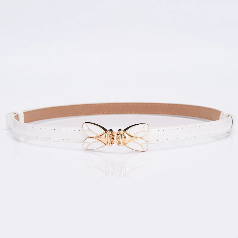 Mode Lady Bee Decoratieve Riem All-Match Riem Voor Jurk Jeans Student Faux Lederen Decoratieve Dunne Riem