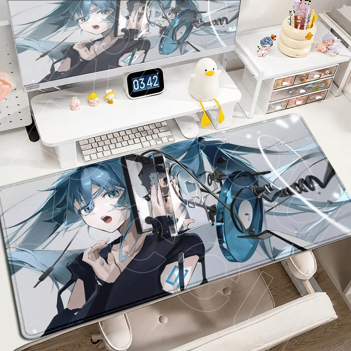 Kawaii Anime Non-Slip Gaming Mouse Pad product photo