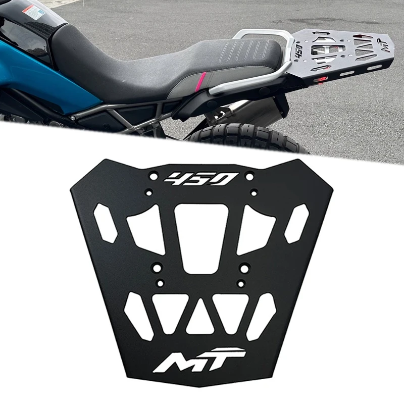 

Motorcycle Accessories CF450MT Luggage Bracket For CFMOTO 450MT 450 MT 2024 2025 Aluminum Rear End Shelf Refitted Fixing Frame
