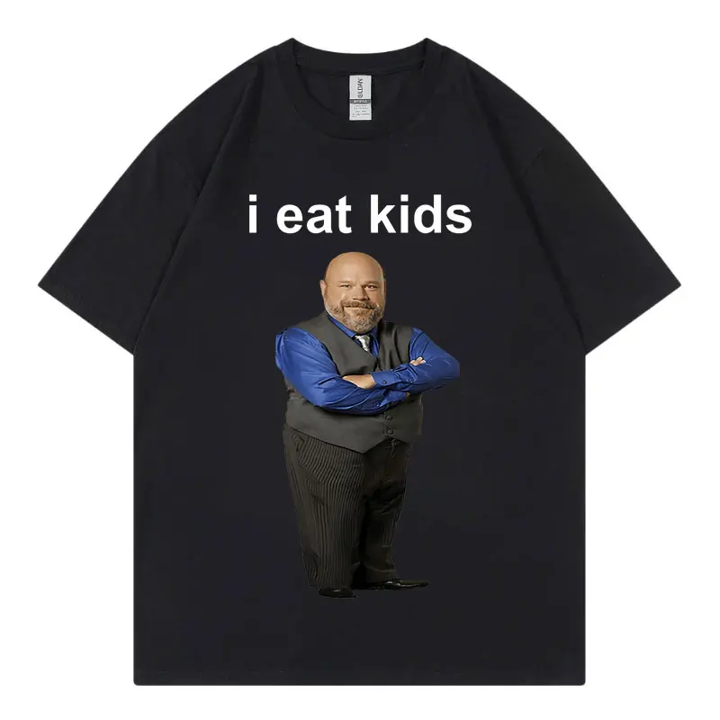 

Bertram I Eats Kids Funny Meme T Shirt High Streer Fashion Trend Short Sleeve T-shirt Summer High Quality Cotton T-shirts Unisex