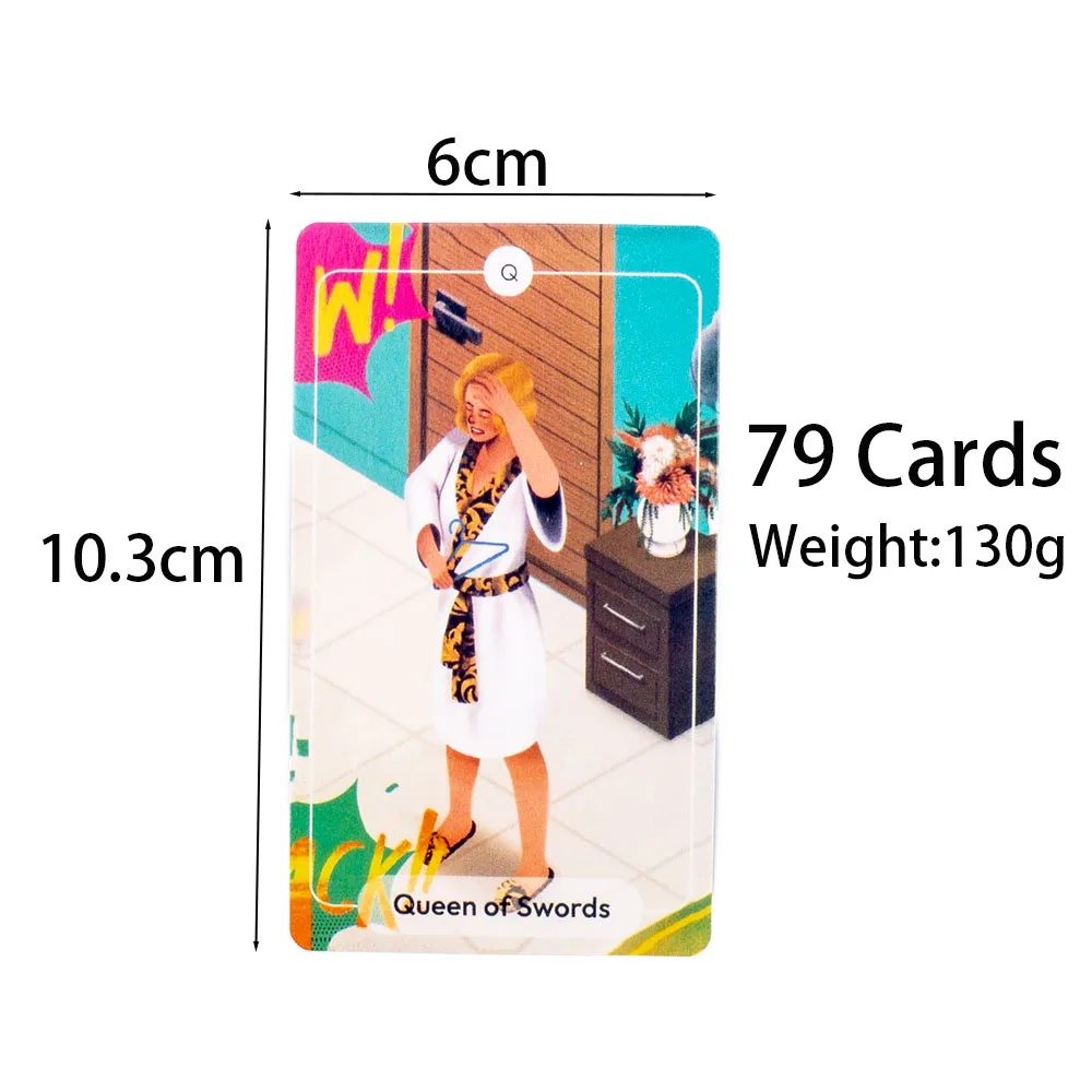 78 Stories Tarot Board Game for Leisure Entertainment Family Gatherings 79 Cards with PDF Guide for Fortune Telling Divination