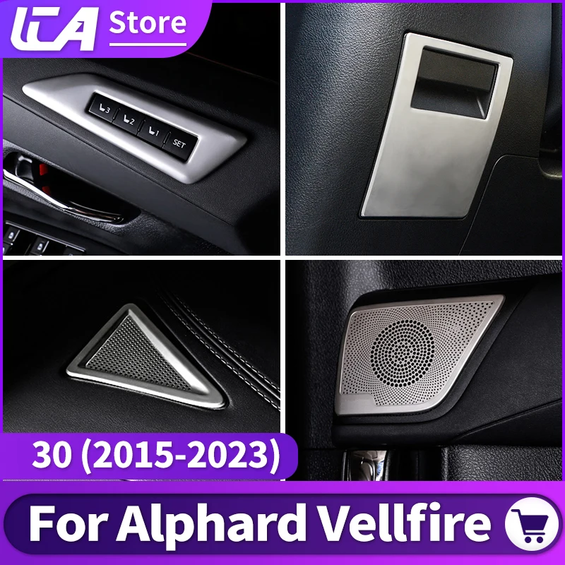 

2015-2021 For Toyota Alphard Vellfire 30 Vehicle Interior Trim Parts Full Set Modification Horn Cover Air Outlet Accessories