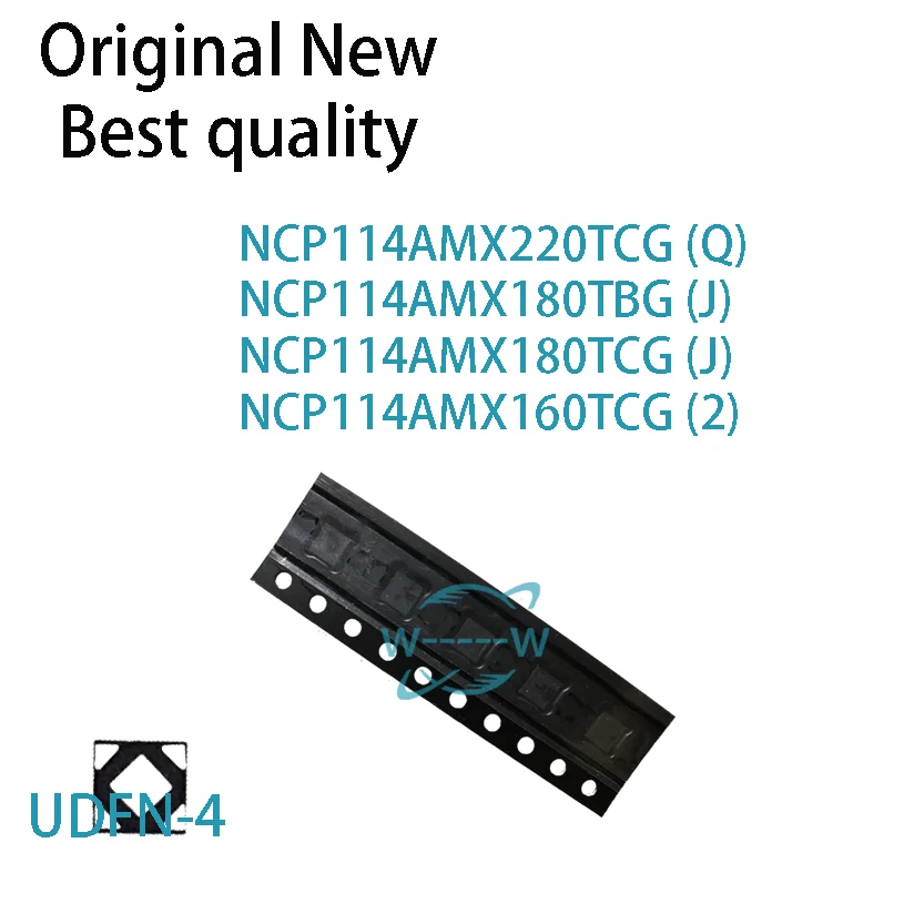 10 PCS)NEW NCP114AMX220TCG (Q) NCP114AMX180TBG (J) NCP114AMX180TCG (J) NCP114AMX160TCG (2) UDFN-4 IC Chip electronic