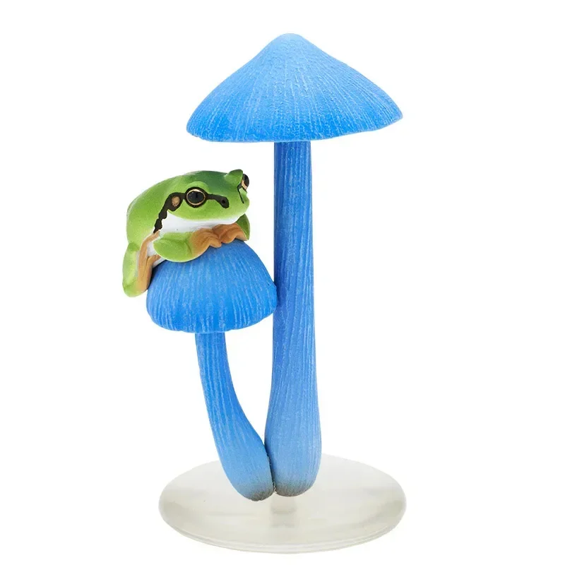 Gashapon Agaricus Campestris Suave Coleção Hylachinensis Pingente Kawaii Action Figure Modelo Brinquedos