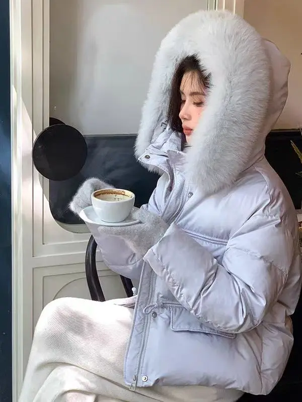 

Faionable Down Cotton Jaet Женская зимняя ор Thiened Sli Верхняя одежда для поездок на работу Прямая трубка Regular Sve Long