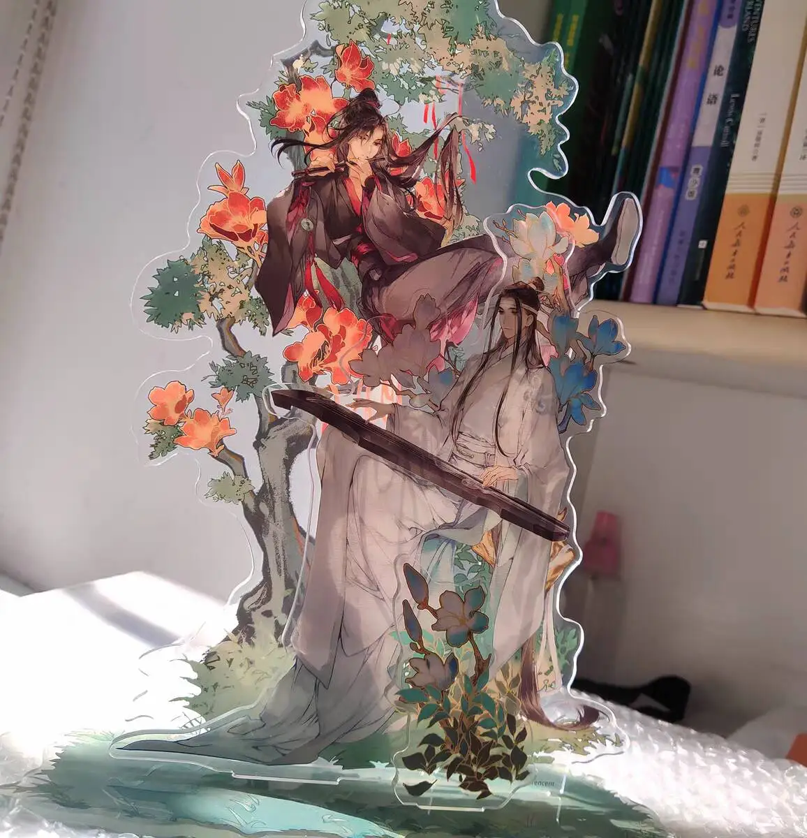 Anime Mo Dao Zu Shi Acrylic Stand Figure Desktop Forest Hear Song Jiang Cheng Wei Wuxian Wangji Stand Model Plate Kids Toy Gifts