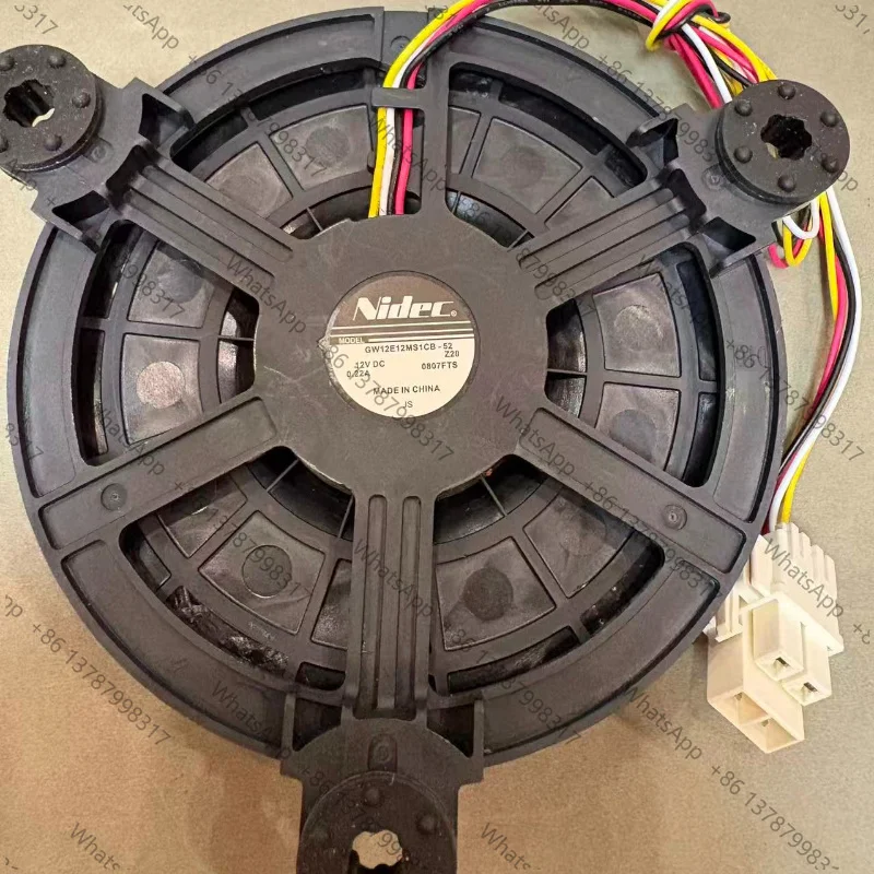 New GW12E12MS1CB-52 Server Cooling Fan DC 12V 0.22A Dia.125mm 3-Wire