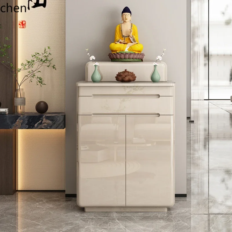 Buddhist platform serving table incense case cabinet household shrine table living room central hall cabinet Buddhist niche
