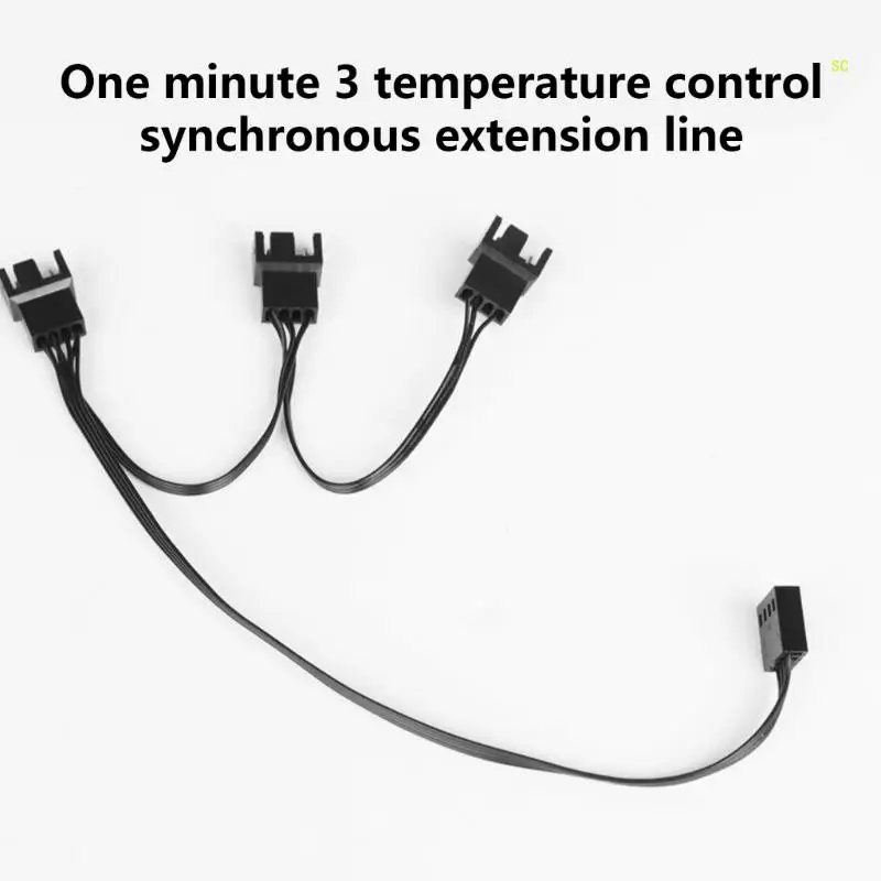 MultiFans Connection 4Pin PWM Fan Splitter Cable Extend Motherboards Interfaces Dropshipping