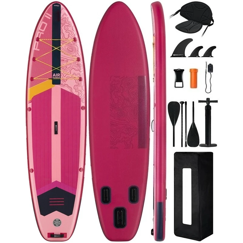 

Лидер продаж, розовая надувная доска для серфинга стоя - пользовательская доска OEM SUP для водных видов спорта в океане