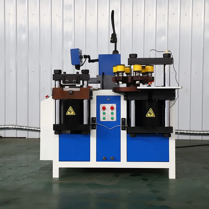 Bending chamfer numerical control busbar machine hydraulic three-in-one copper bar processing machine
